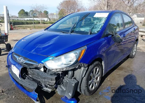 2013 Hyundai Accent Gls из США, поврежденный, VIN KMHCT4AE5DU509355